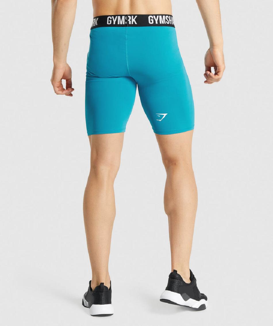 Pantalones Cortos Gymshark Element Baselayer Hombre Azules | CO 3809QMA